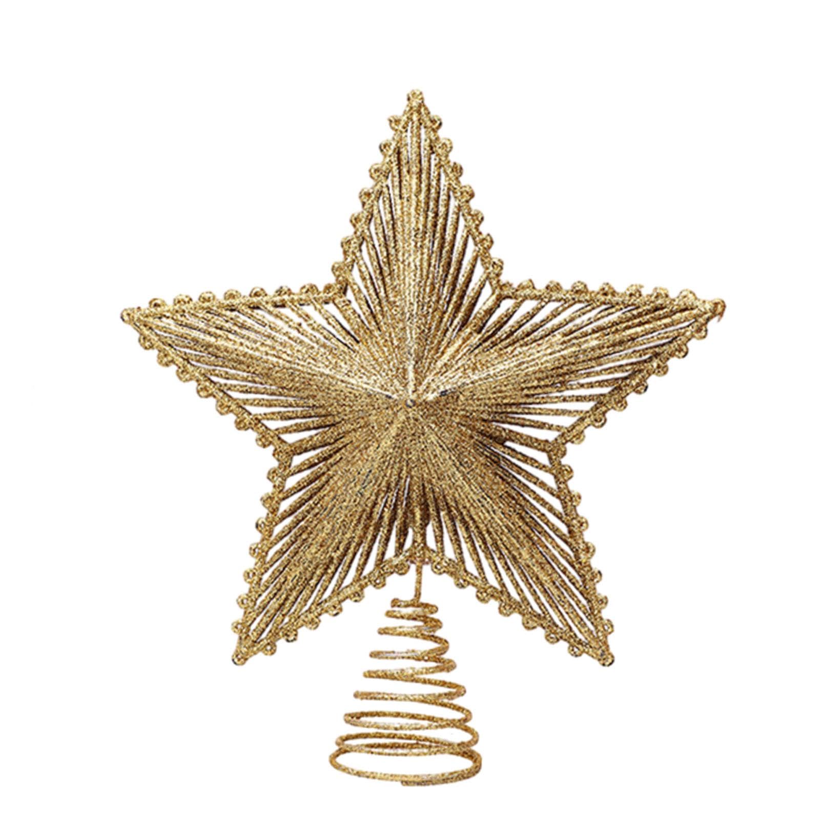 Amazon | Freneci クリスマスツリートップオーナメント、冬の